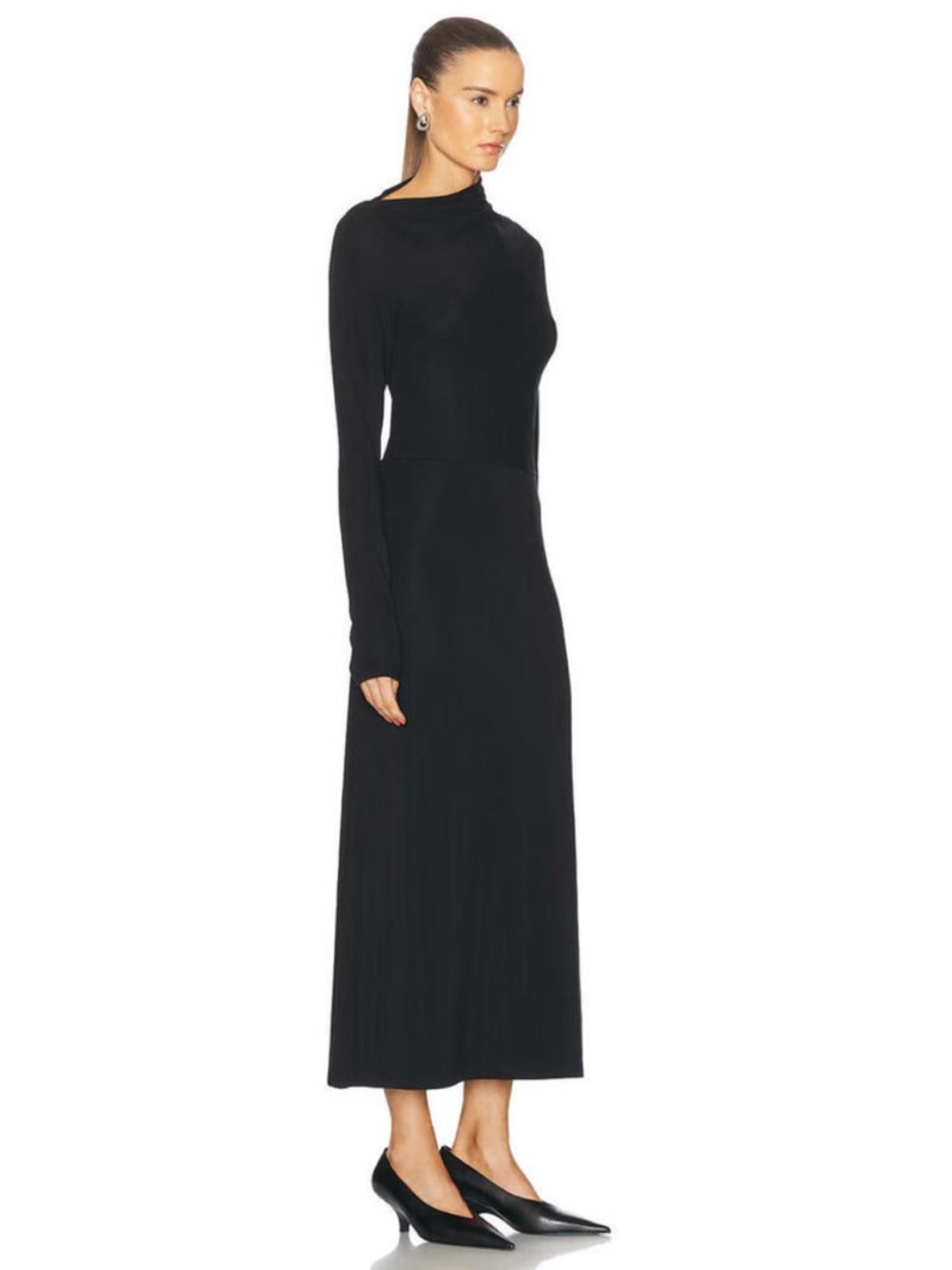 Toteme Draped Jersey Dress - Picture 2 of 14